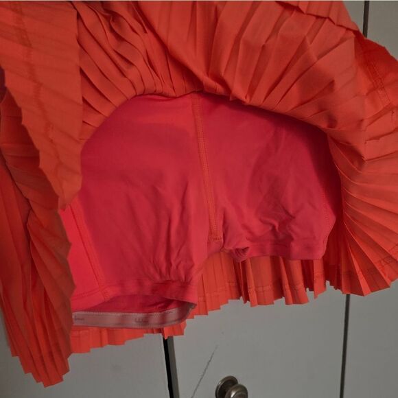 Lululemon Athletica Orange Mini Skirt - Picture 8 of 9